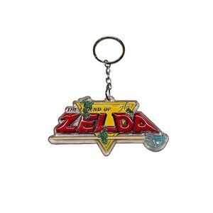 Vintage The Legend of Zelda Keychain 3.75" Nintendo NES 1988